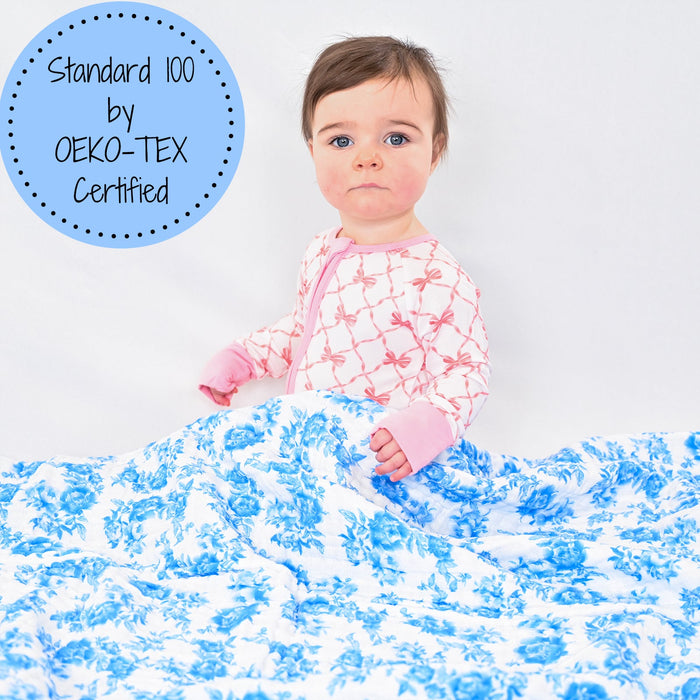 A Peony For Your Thoughts Swaddle Blanket