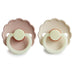 FRIGG Daisy Night Natural Rubber Pacifier 2-Pack - Nature Baby Outfitter