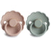 FRIGG Daisy Natural Rubber Pacifier 2-Pack - Nature Baby Outfitter