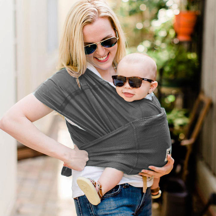 Baby K'tan Breeze Baby Carrier | Charcoal - Nature Baby Outfitter