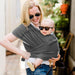 Baby K'tan Breeze Baby Carrier | Charcoal - Nature Baby Outfitter