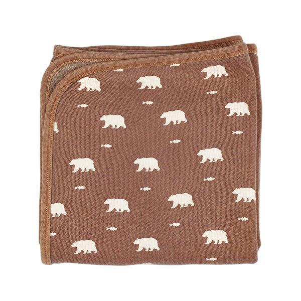 Latte Bear Cozy Organic Blanket