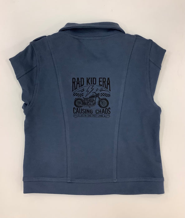 Vintage "Rad Kid Era" Indigo French Terry Motorcycle Jacket
