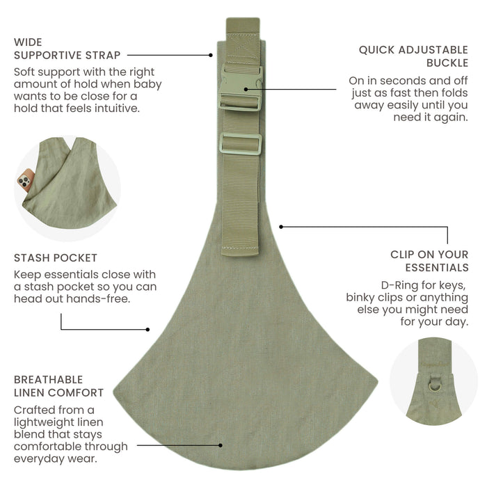 Copper Pearl Sage Baby Sling