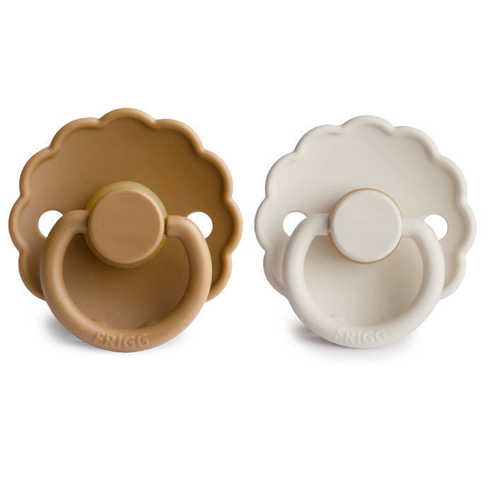 FRIGG Daisy Natural Rubber Pacifier 2-Pack - Nature Baby Outfitter