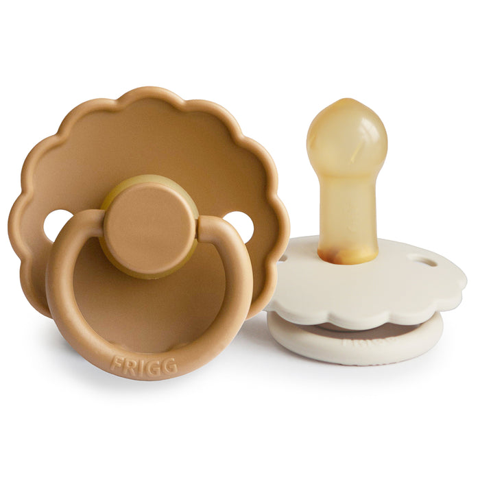 FRIGG Daisy Natural Rubber Pacifier 2-Pack - Nature Baby Outfitter