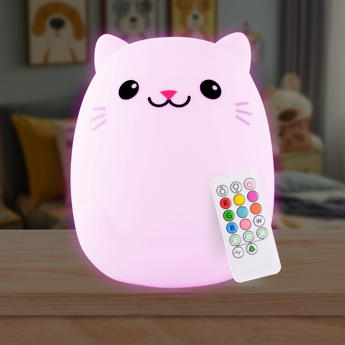 LumiPets® Clive the Cat- Children's Touch Night Light - Nature Baby Outfitter