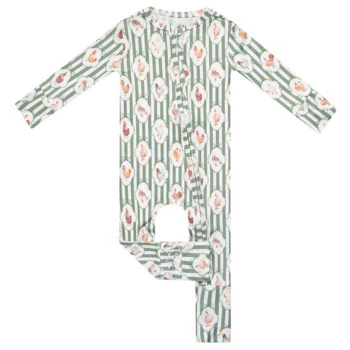 Constance Convertible Zip-Up Footie Pajama