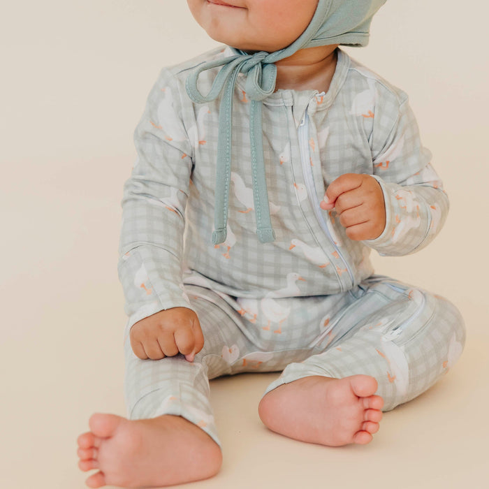 Convertible Zip-Up Footie - Baker