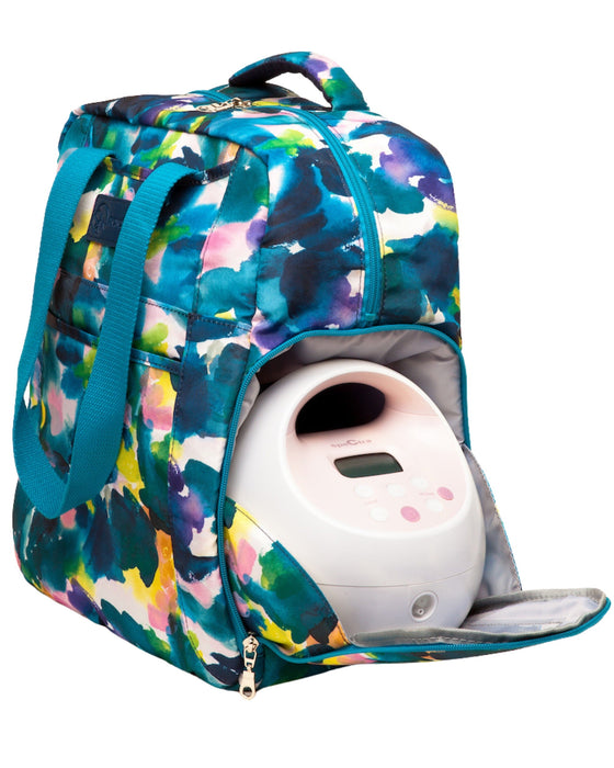 Sarah Wells Kelly Breast Pump Backpack & Tote  – Insulated Pocket, Laptop Sleeve & Easy-Clean Interior – Fits All Pumps for Moms