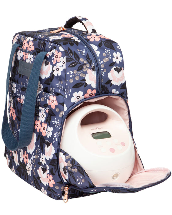 Sarah Wells Kelly Breast Pump Backpack & Tote  – Insulated Pocket, Laptop Sleeve & Easy-Clean Interior – Fits All Pumps for Moms