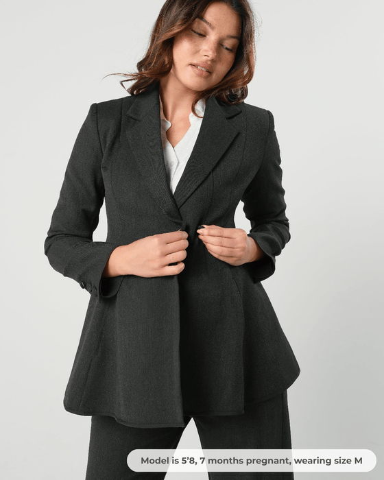 Nathalie Maternity Blazer (Regular & Petite) - Nature Baby Outfitter