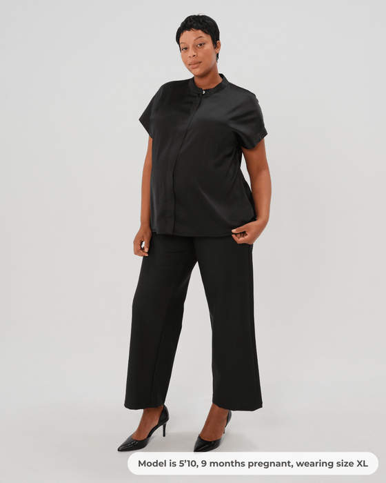 Nathalie Wide Leg Maternity Trouser (Regular & Petite) - Nature Baby Outfitter