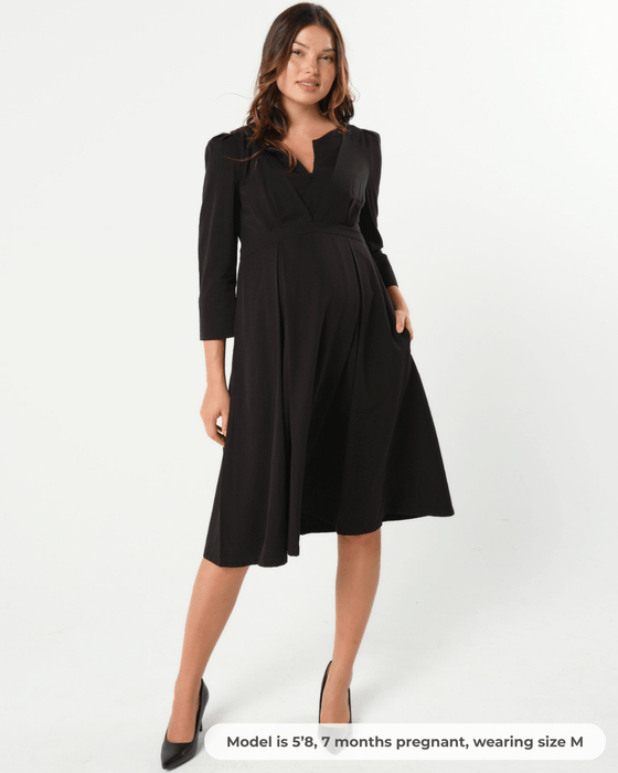 Sarah Empire Maternity & Nursing Dress in TENCEL (Regular & Petite) - Nature Baby Outfitter