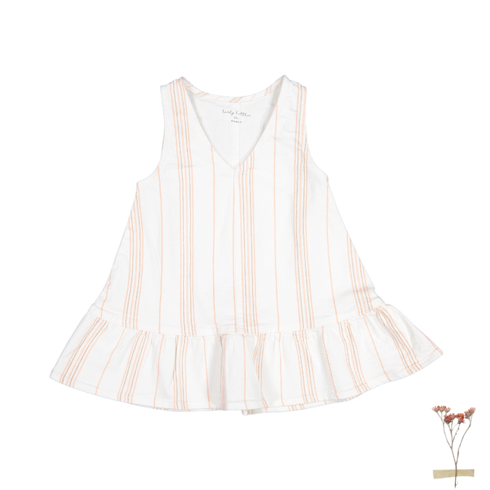 The Denim Dress - Rose Stripe