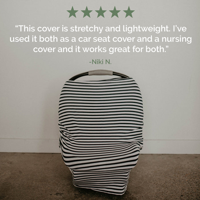 Multi-use Cover, Gray/White Stripes