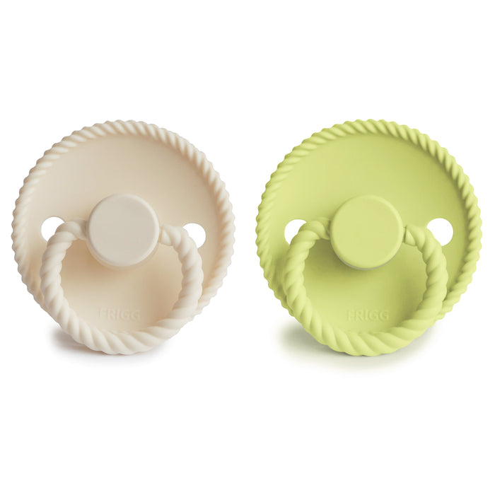 FRIGG Rope Silicone Pacifier 2-Pack - Nature Baby Outfitter