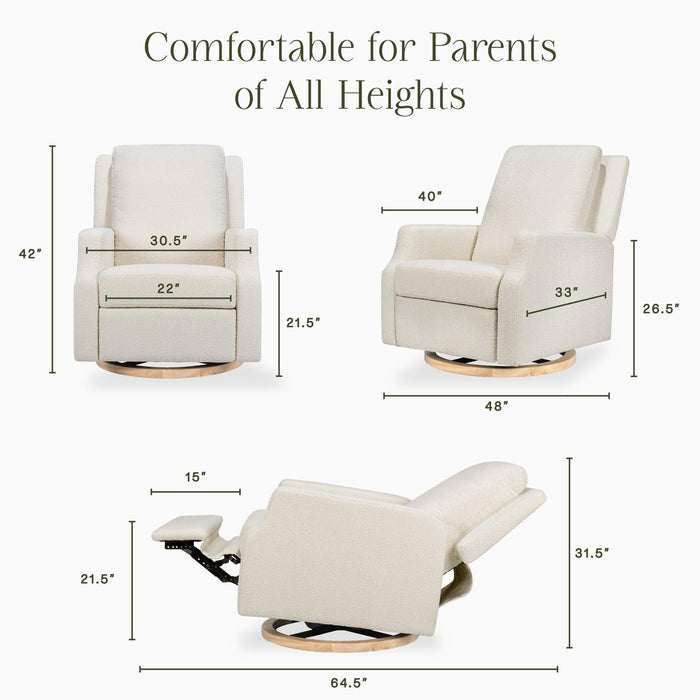 Namesake Crewe Recliner and Swivel Glider