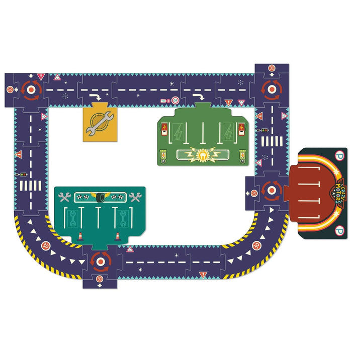 City Circuit Giant Puzzle