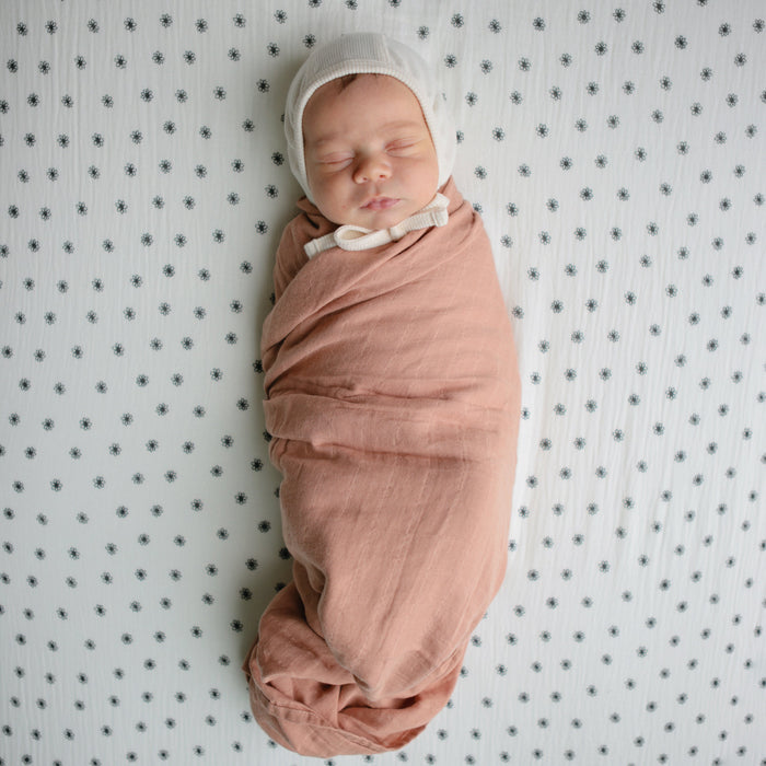 Organic Cotton Muslin Swaddle Blanket - Nature Baby Outfitter