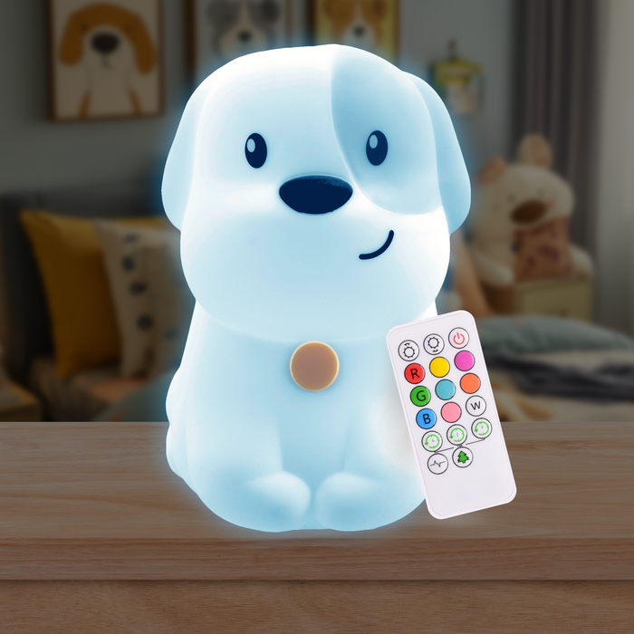 LumiPets® Pepper the Puppy- Children's Touch Night Light - Nature Baby Outfitter