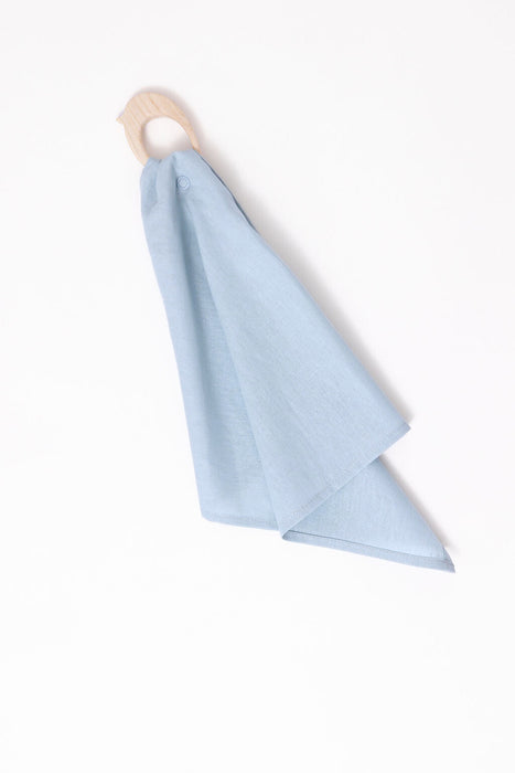 Dove - Linen + Maple Ring Teether - Nature Baby Outfitter