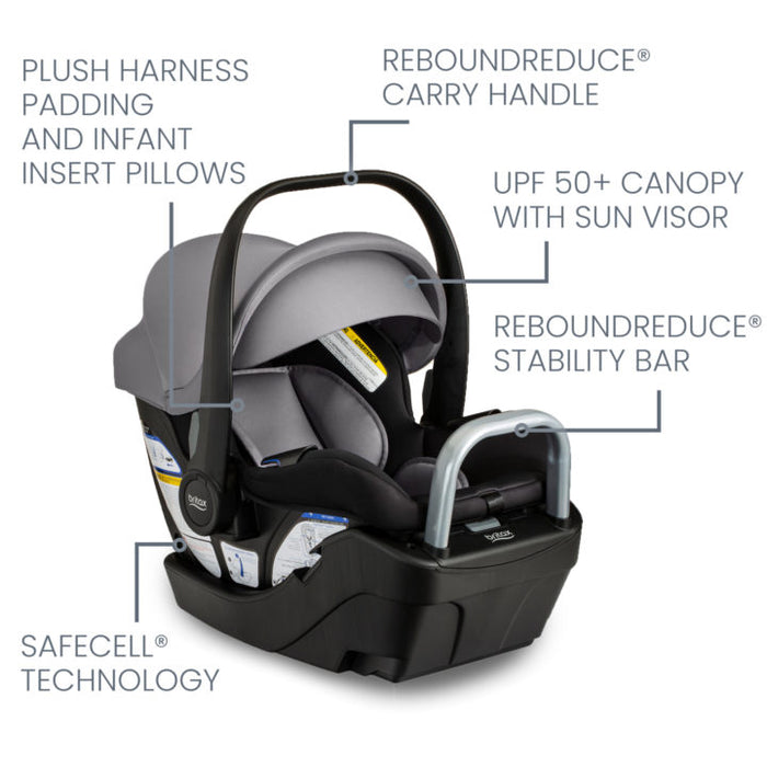 Willow S Infant Car Seat with Alpine Anti-Rebound Base