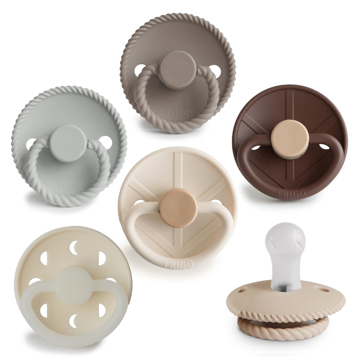FRIGG Silicone Pacifier 6-Pack - Nature Baby Outfitter