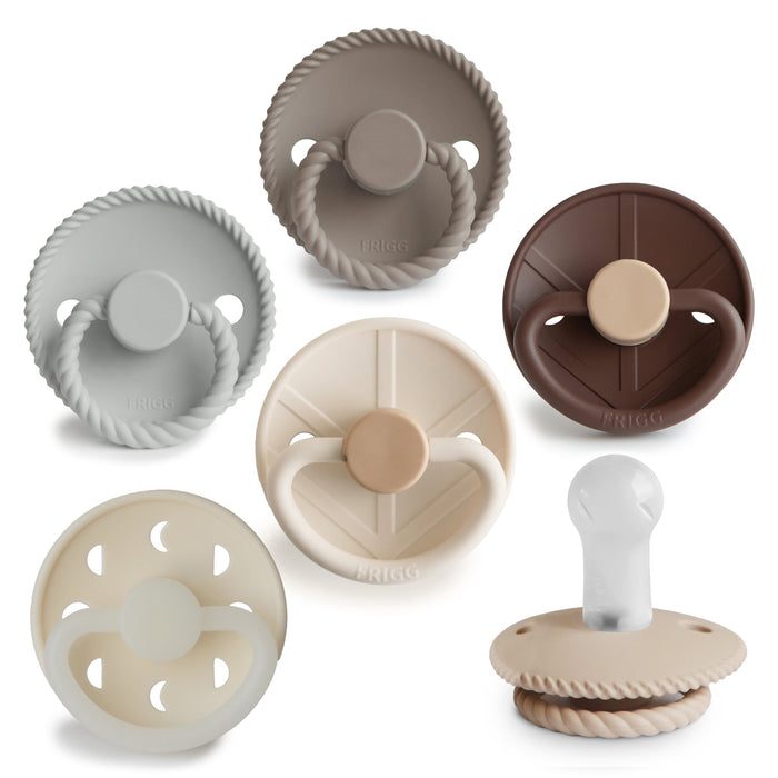 FRIGG Silicone Pacifier 6-Pack - Nature Baby Outfitter