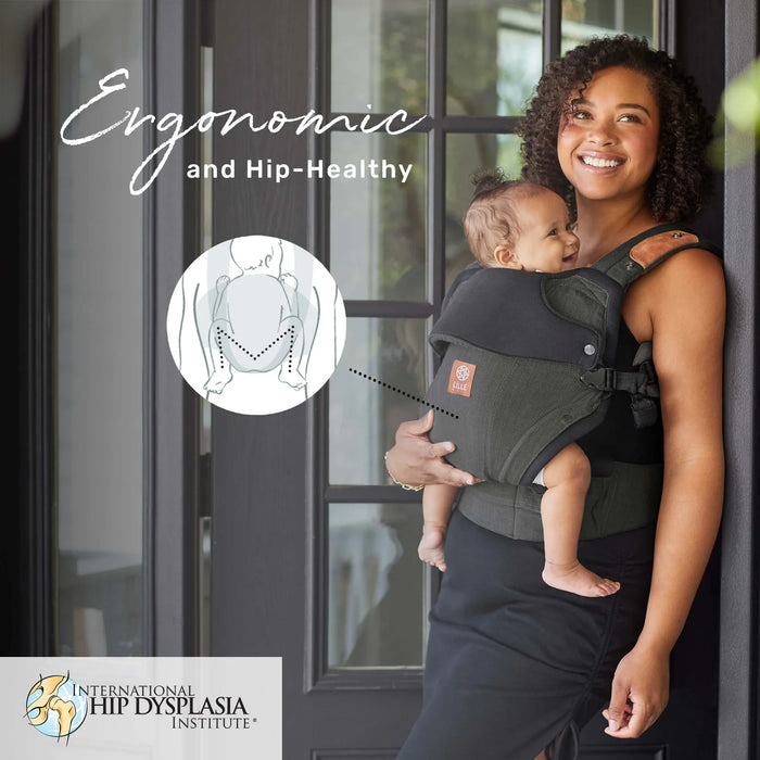 Pewter Elevate | 6-Position Baby Carrier