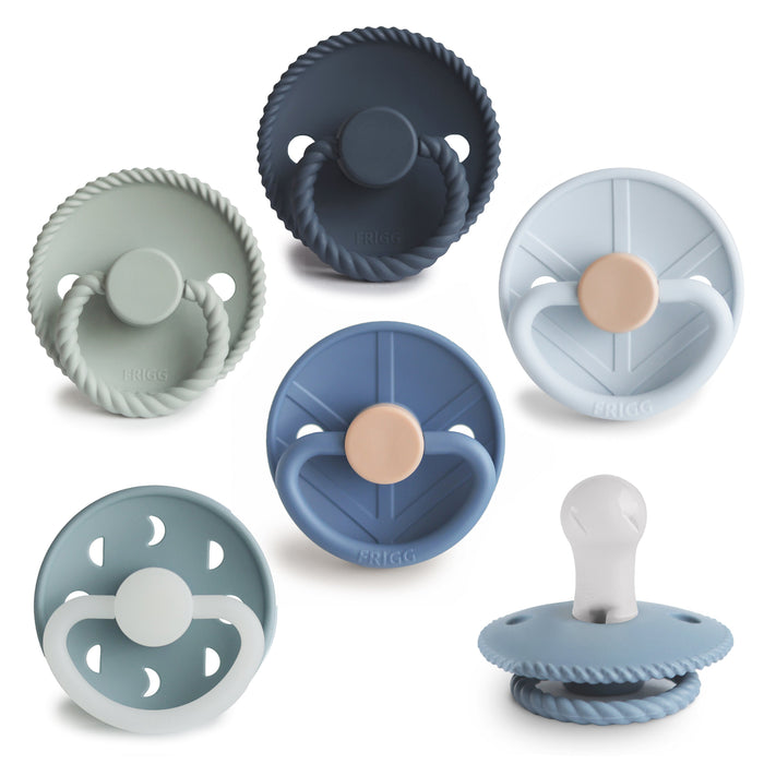 FRIGG Silicone Pacifier 6-Pack - Nature Baby Outfitter