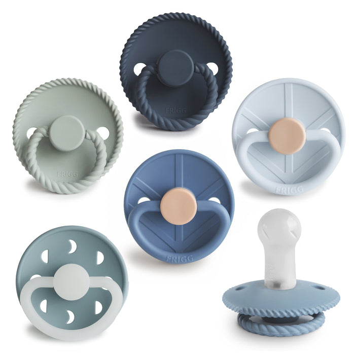 FRIGG Silicone Pacifier 6-Pack - Nature Baby Outfitter