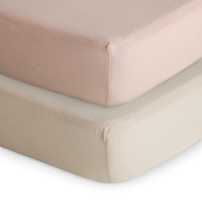 Extra Soft Muslin Crib Sheet - 2 Pack - Nature Baby Outfitter