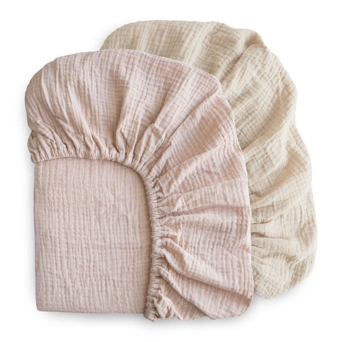 Extra Soft Muslin Crib Sheet - 2 Pack - Nature Baby Outfitter