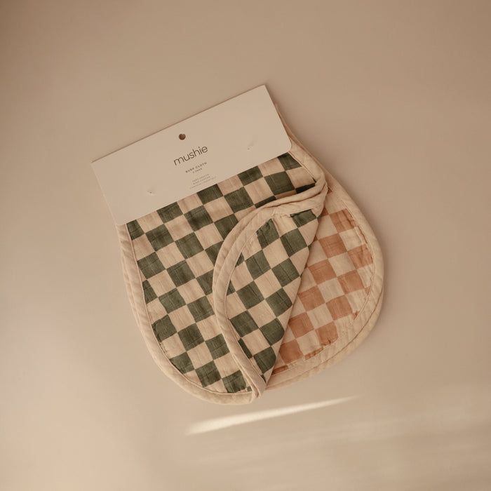 Organic Cotton Muslin Burp Cloth 2-Pack - Nature Baby Outfitter