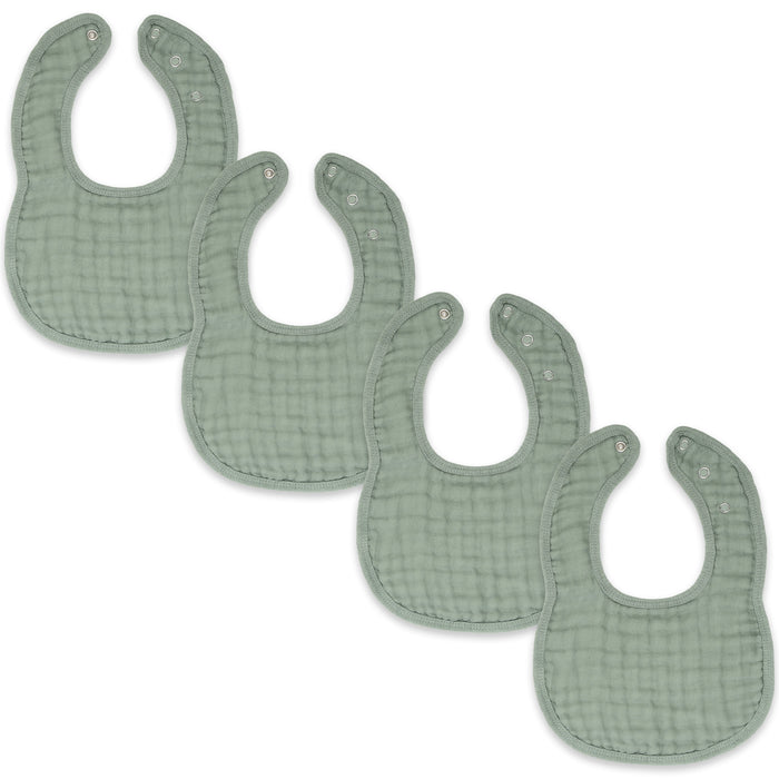 Muslin Bibs in Fern