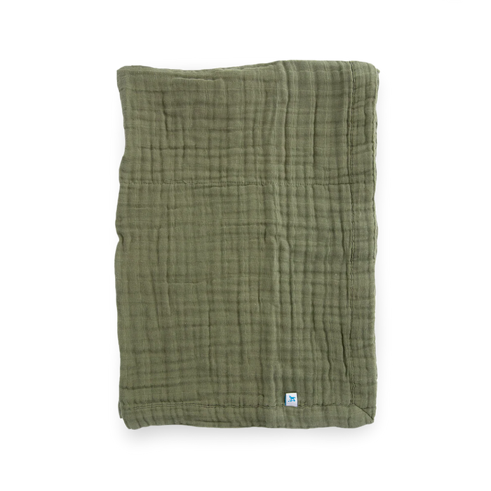 Cotton Muslin Baby Quilt Fern