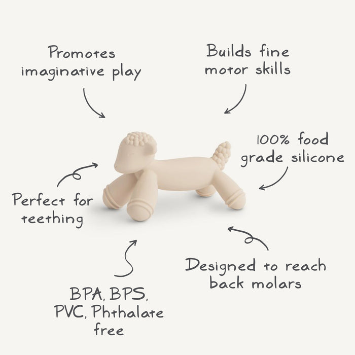 Lamb Figurine Teether - Nature Baby Outfitter