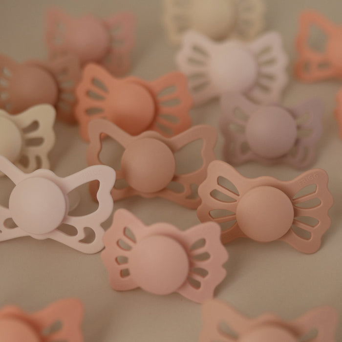 FRIGG Lucky Symmetrical Silicone Pacifier 2-Pack (6-18 Months) - Nature Baby Outfitter