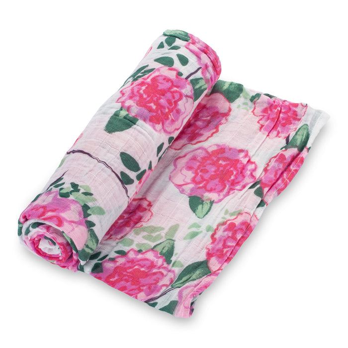 Live Life in Full Bloom Swaddle Blanket