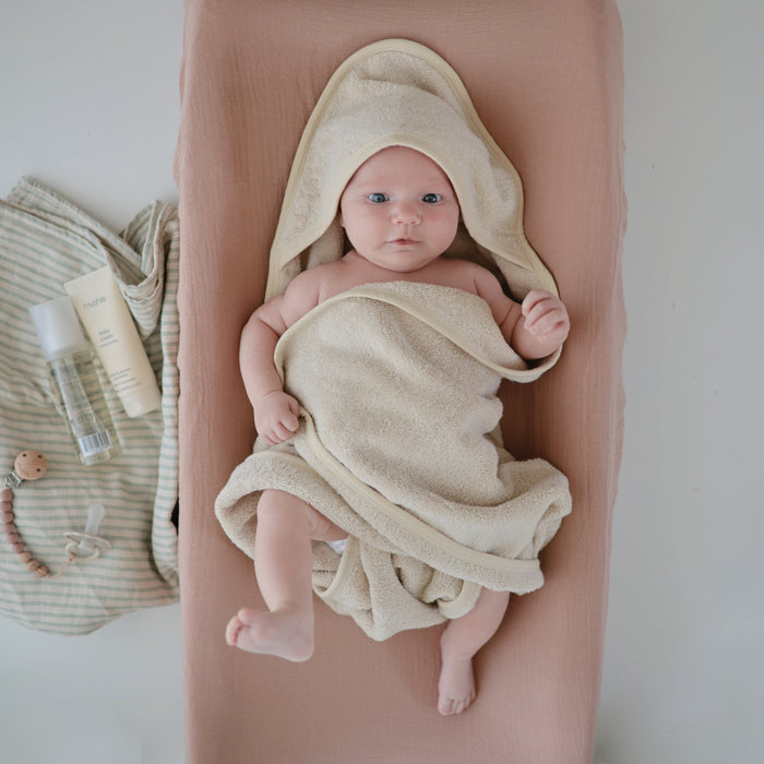 Organic Cotton Baby Hooded Towel - Nature Baby Outfitter