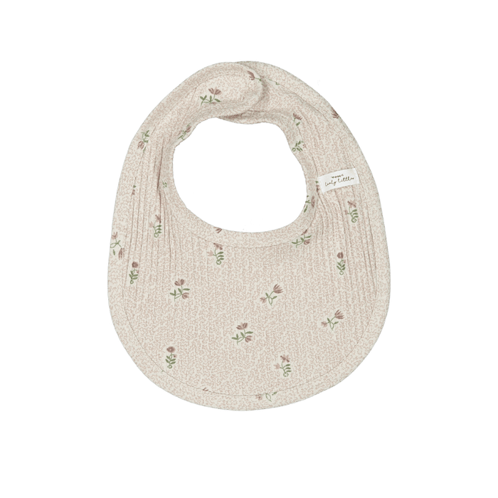The Printed Bib - Dahlia Pink
