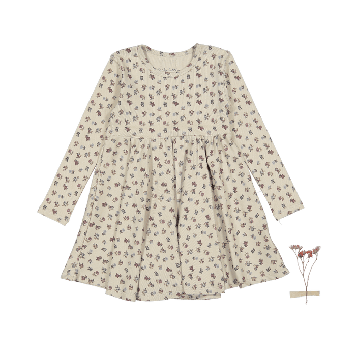 The Printed Long Sleeve Dress - Olivia