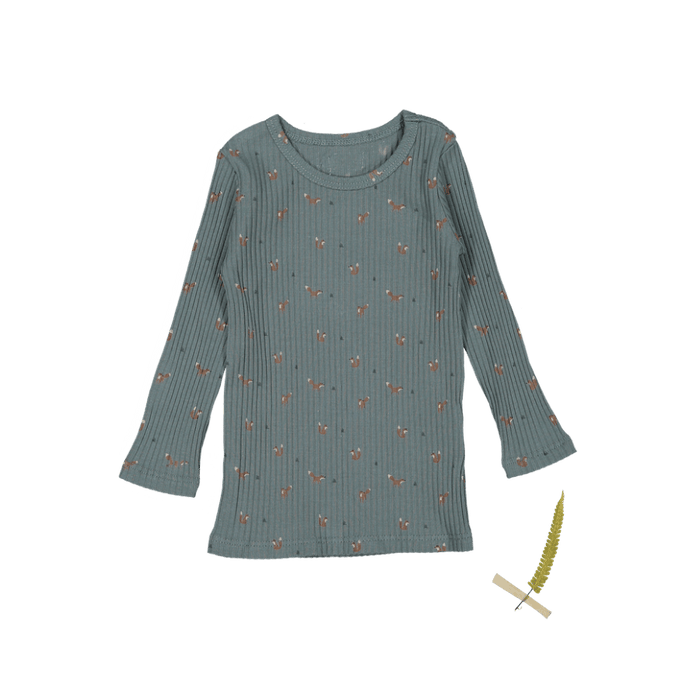 The Printed Long Sleeve Tee - Fox