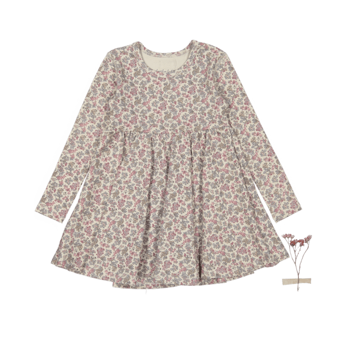 The Printed Long Sleeve Dress - Fairy