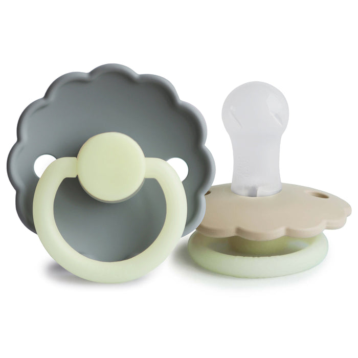 FRIGG Daisy Night Silicone Pacifier 2-Pack - Nature Baby Outfitter