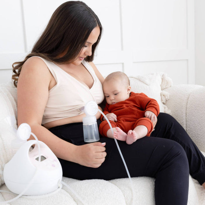 Everyday Luxe® 3.0 Nursing & Hands-Free Pumping Bra - Nature Baby Outfitter