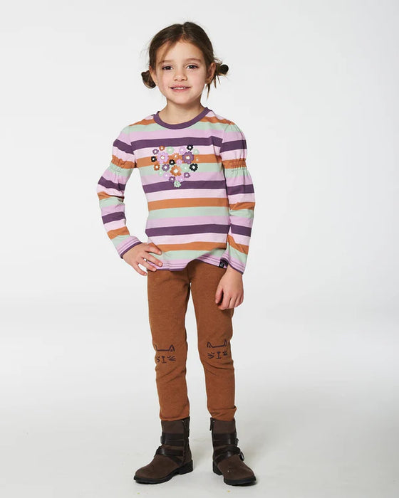 Hazel Leggings with Cat Face Knee