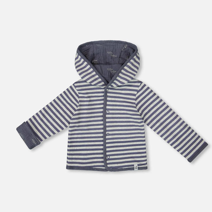 Sails & Stripes Reversible Hooded Jacket