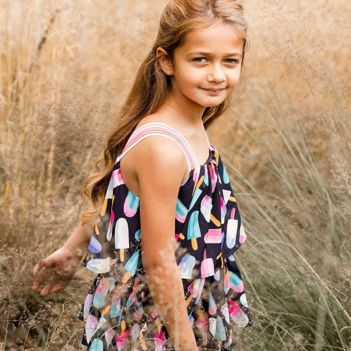 Popsicle Tiered Dress